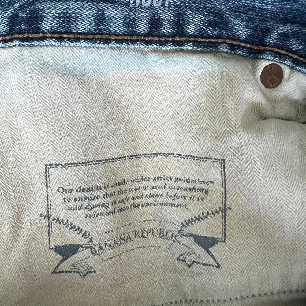 Banana Republic Blue Bootcut Jeans Timeless Style 33x32 100% cotton